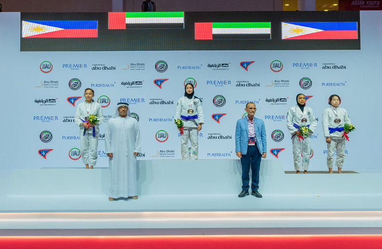 7 ميداليات ملونة للإمارات في انطلاق النسخة الثامنة من بطولة آسيا للجوجيتسو بأبوظبي 