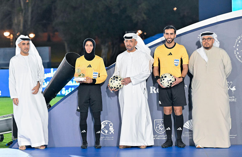 أحمد الحميري يُتوّج مكتب الشؤون التنموية وأسر الشهداء بطلًا لكأس منصور بن زايد 2026 