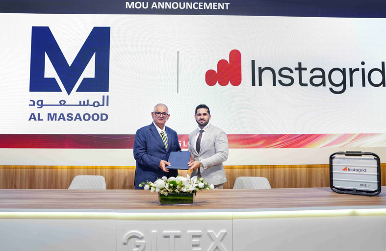 «المسعود للطاقة» و«إنستاغريد» تعلنان عن شراكة لتقديم أول نظام بطاريات محمول خالٍ من الانبعاثات في الإمارات 