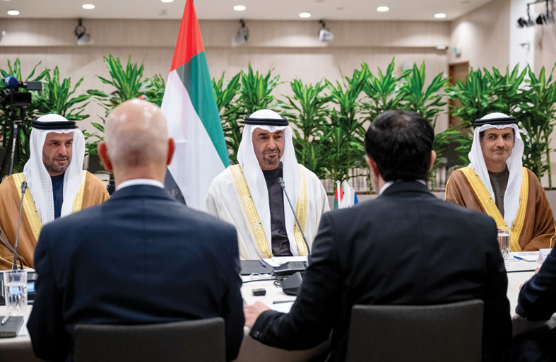 رئيس الدولة والرئيس القبرصي يؤكدان أهمية العمل على ترسيخ أسباب السلام والاستقرار الإقليميين 