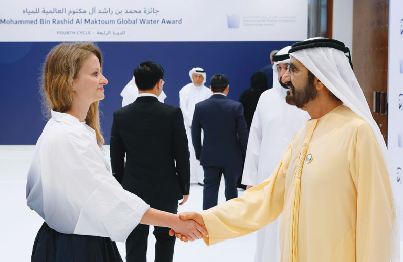 محمد بن راشد : تواجه البشرية اليوم العديد من التحديات، وشحّ المياه النظيفة هي أحد أكبر التحديات  
