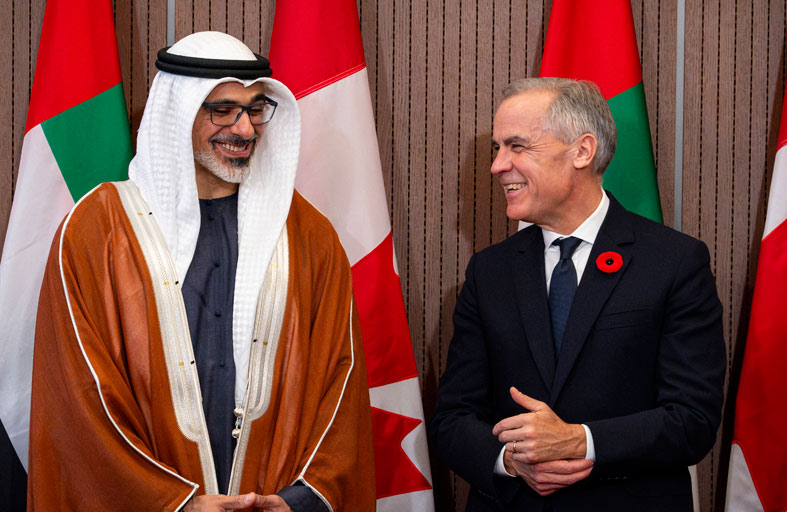 ولي عهد أبوظبي ورئيس وزراء كندا يبحثان سُبل تعزيز الشراكة الاستراتيجية وتوسيع آفاق التعاون بين البلدين 