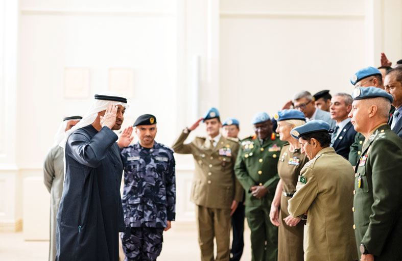 رئيس الدولة: ترسيخ أسباب الأمن والاستقرار يعد ركيزة أساسية لتحقيق التنمية في العالم 