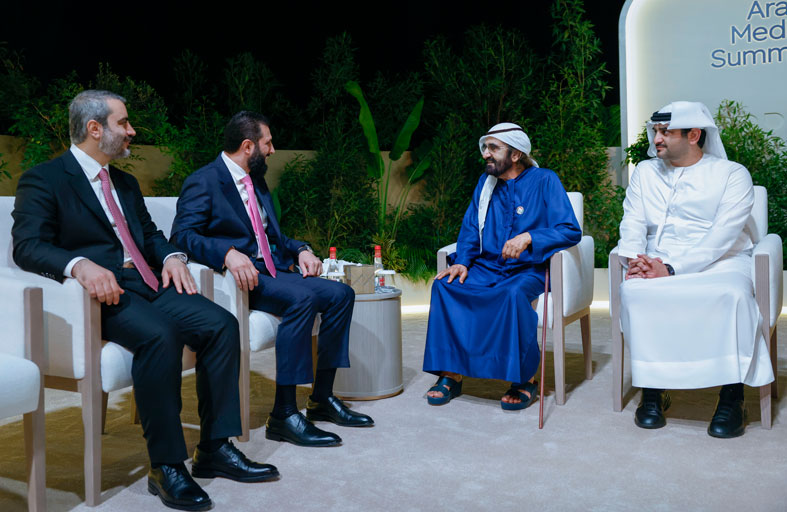 محمد بن راشد: الإمارات ستواصل دعم كل ما من شأنه تعزيز استقرار سوريا 