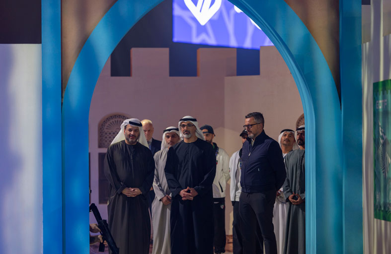 خالد بن محمد بن زايد يشهد جانباً من منافسات الألعاب الرقمية الهجينة في «دورة ألعاب المستقبل 2025» 