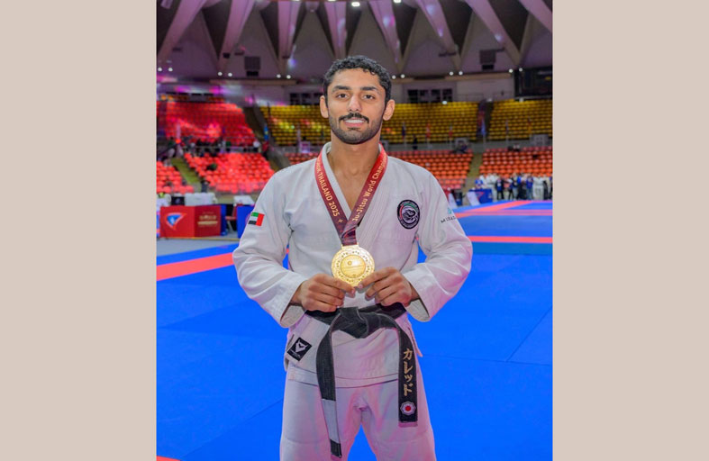 الشحي يفوز بذهبية وزن 62 كيلوجراما للرجال في بطولة العالم للجوجيتسو بتايلاند 