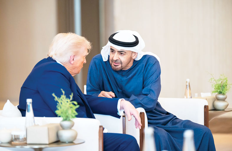 ترامب: الإمارات شعب رائع.. وقائد عظيم 