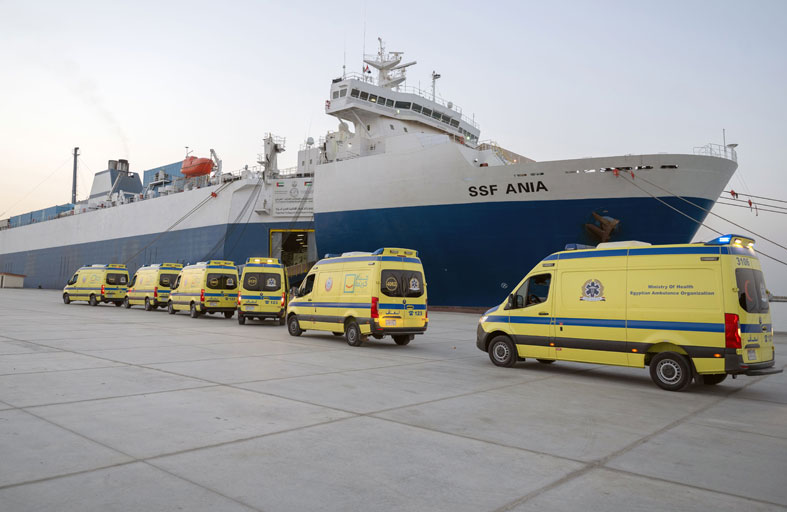 المستشفى الإماراتي العائم يستقبل 6 حالات جديدة من قطاع غزة خلال 24 ساعة ليرتفع الإجمالي إلى 22 حالة في أقل من أسبوع 