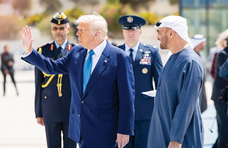 ترامب: الإمارات شعب رائع.. وقائد عظيم 