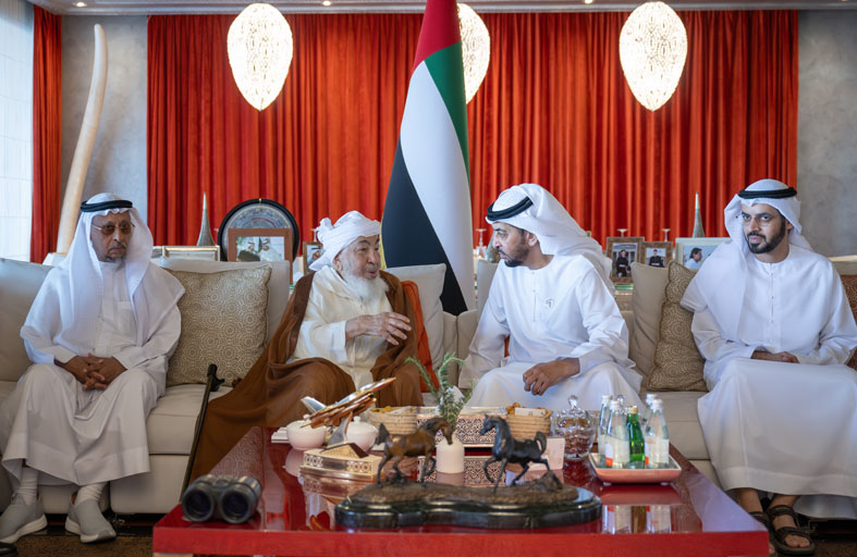 حمدان بن زايد يستقبل في الرباط وفدا من مجلس الإمارات للإفتاء الشرعي 