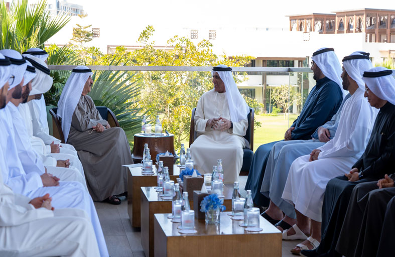 حاكم رأس الخيمة يستقبل حاكم أم القيوين 