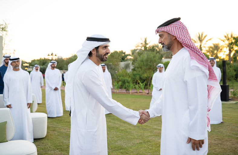 رئيس الدولة يستقبل حكام الإمارات بمناسبة شهر رمضان المبارك 