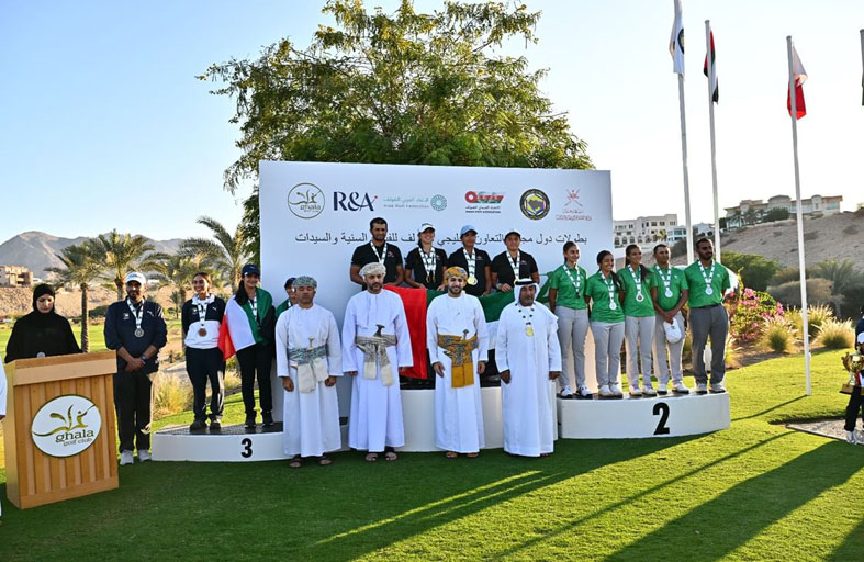 لاعبات الإمارات يتصدرن منافسات بطولة مجلس التعاون الخليجي للجولف 