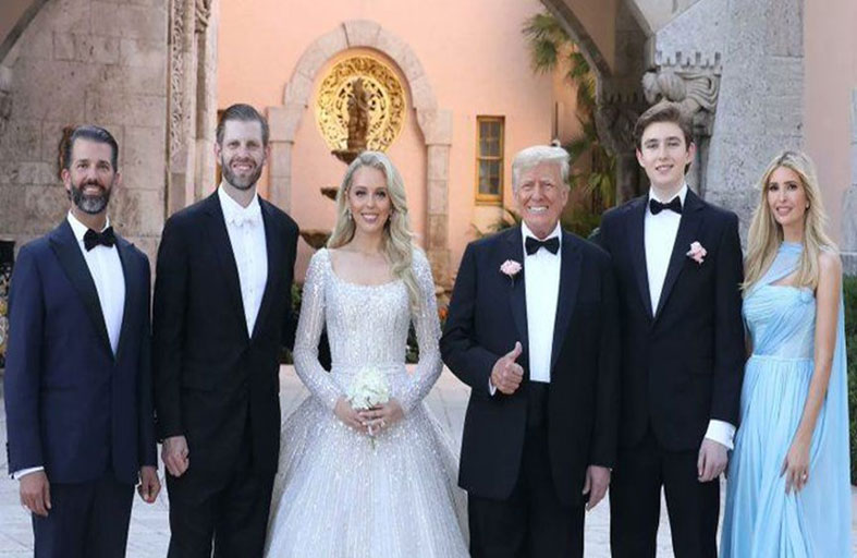 زفاف تيفاني ترامب على اللبناني مايكل بولس