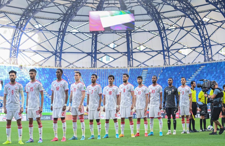 30 لاعبا في قائمة منتخب الإمارات استعدادا للملحق المؤهل لكأس العالم 2022
