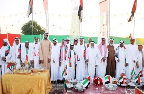 نهيان بن مبارك يحضر احتفال قبيلة الكرب بمناسبة اليوم الوطني الــ 42 