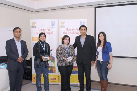 فريق جامعة دبي يحصد المرتبة الثانية في مسابقة يونيليفر آيديا تروفي