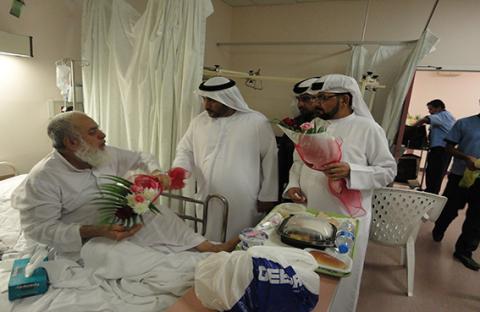مستشفى خليفة بعجمان يحتفل بيوم زايد للعمل الإنساني