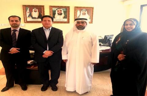 وفد محاكم دبي يطلع على أفضل الممارسات في مركز أبوظبي للتوفيق والتحكيم التجاري