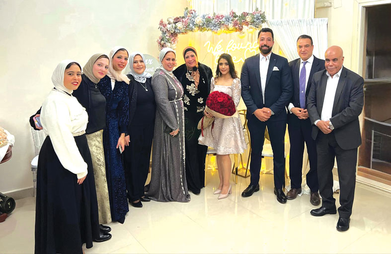 نجل الكاتب الصحفي الراحل محمد القصبي يحتفل بخطوبته 