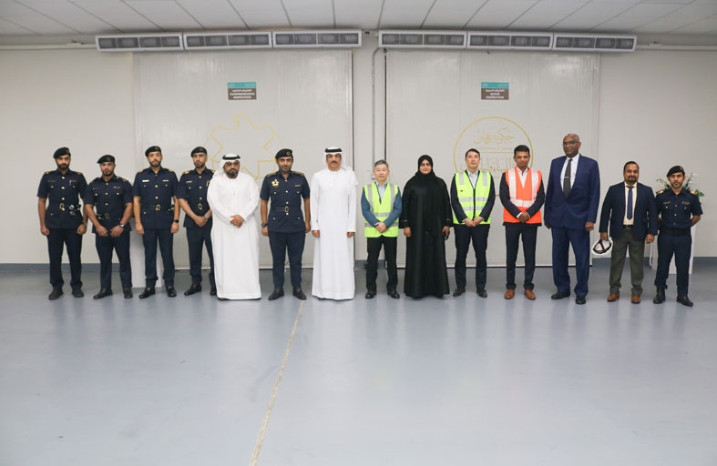 محمد النعيمي يدشن مركز التفتيش الجمركي الجديد في ميناء عجمان