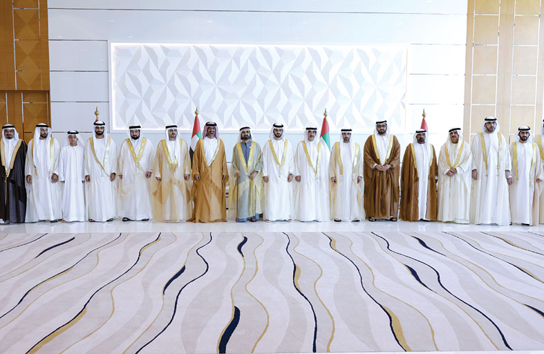 محمد بن راشد يحضر أفراح المعلا والنعيمي 