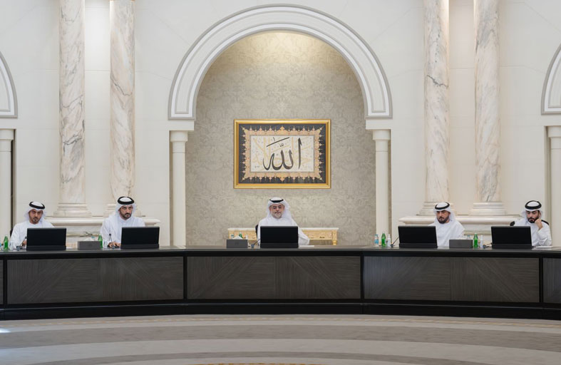 ولي عهد الشارقة يترأس اجتماع المجلس التنفيذي