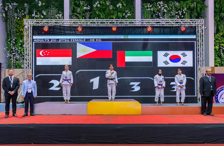 7 ميداليات لأبطال الإمارات في النسخة السابعة من بطولة آسيا للجوجيتسو