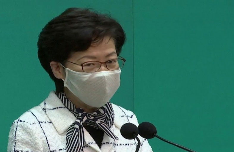 رئيسة هونج كونج: معارضو قانون الأمن «أعداء الشعب» 