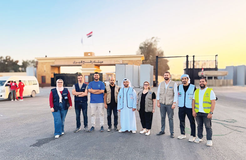 «مبادرات محمد بن راشد آل مكتوم العالمية» تستأنف إدخال المساعدات الغذائية إلى قطاع غزة 