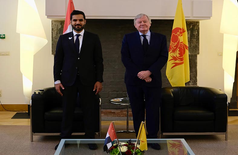 سفير الإمارات يلتقي رئيس برلمان مقاطعة والونيا