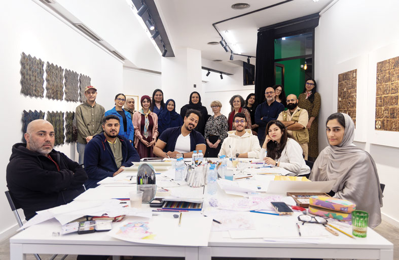 المجلس الإماراتي لكتب اليافعين يختتم ورشة فنية مكثفة بمشاركة رسامين من ست دول عربية