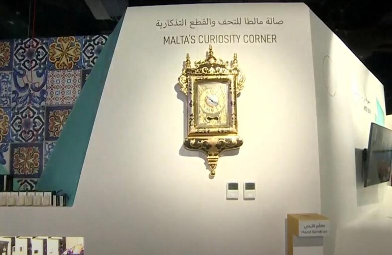 تحف فنية ومشغولات ذهبية تزين جناح مالطا في أكسبو 2020 