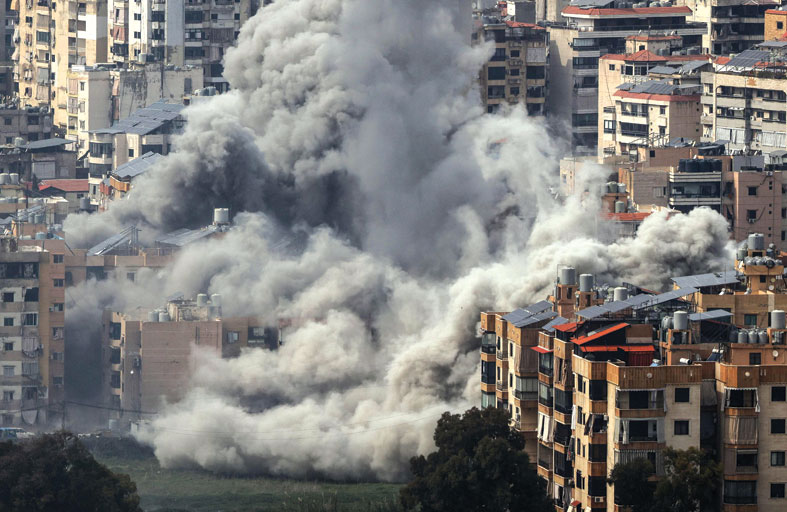 إسرائيل تقصف ضاحية بيروت مجددا وتخلف دمارا كبيرا