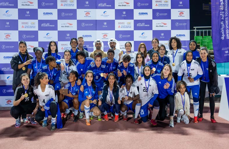 إدارة نادي أبوظبي الرياضي تشيد باحتفاظ فريق السيدات بلقب بطولة زايد الرمضانية
