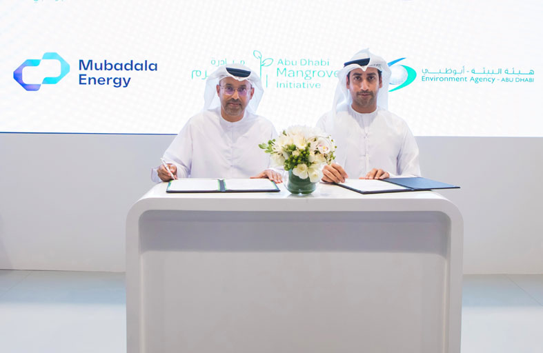 مبادلة للطاقة تتعاون مع هيئة البيئة في أبوظبي لتعزيز الحلول القائمة على الطبيعة من خلال زراعة 700 ألف شجرة قرم