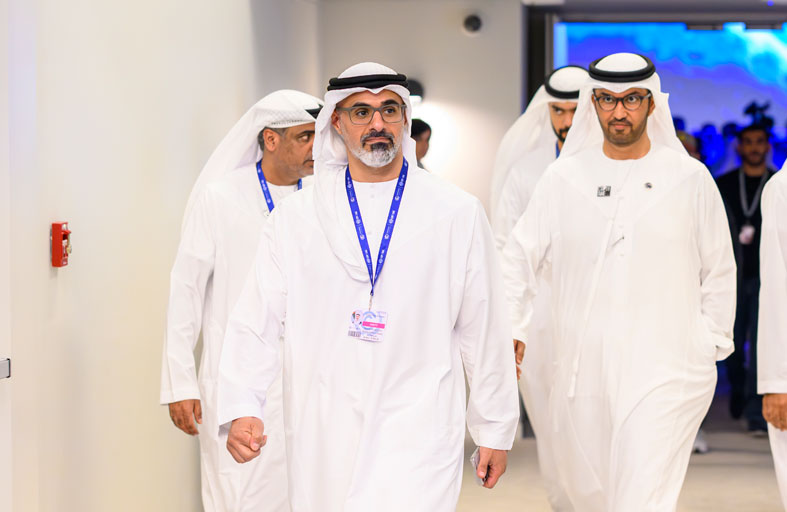 خالد بن محمد بن زايد يشهد افتتاح قمة «أسبوع أبوظبي للاستدامة» 