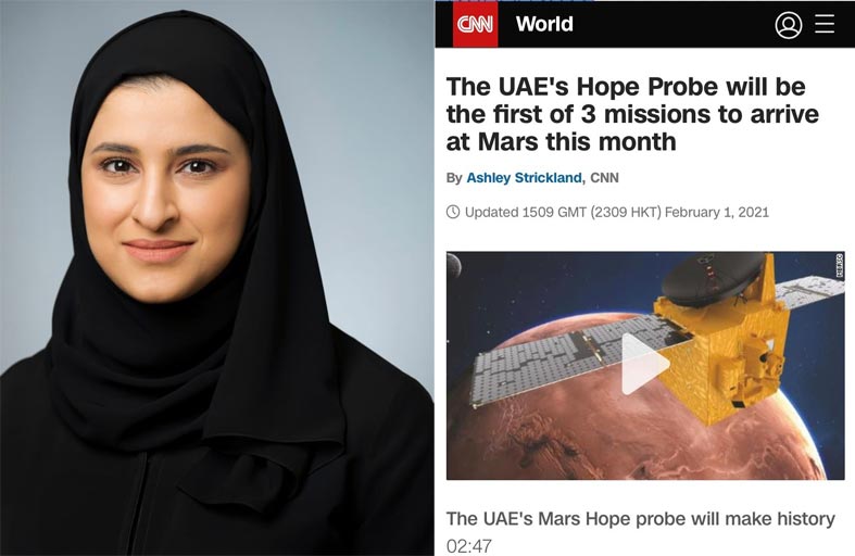 الشبكة الإخبارية الأمريكية تؤكد أن المهمة الفضائية الإماراتية ستعود على البشرية بفوائد علمية عظيمة