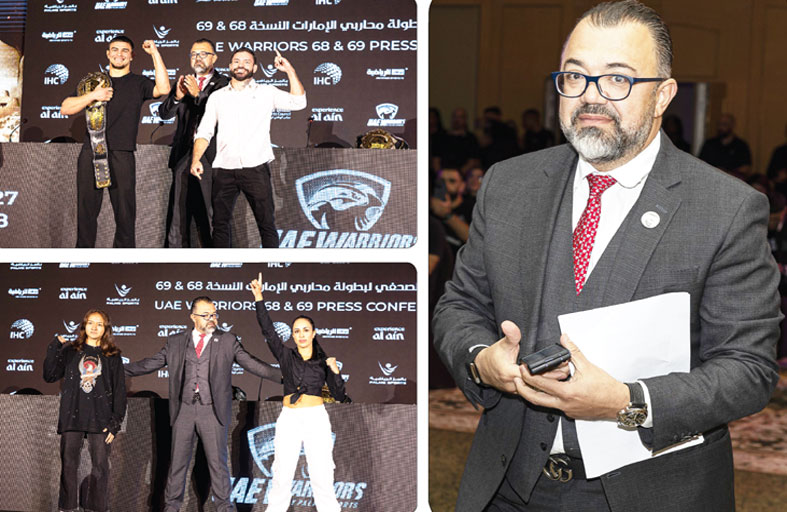 «محاربي الإمارات» تنطلق اليوم في العين بمشاركة 44 مقاتلاً