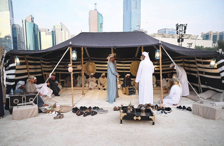 مهرجان الحصن نافذة  على التراث الوطني الأصيل