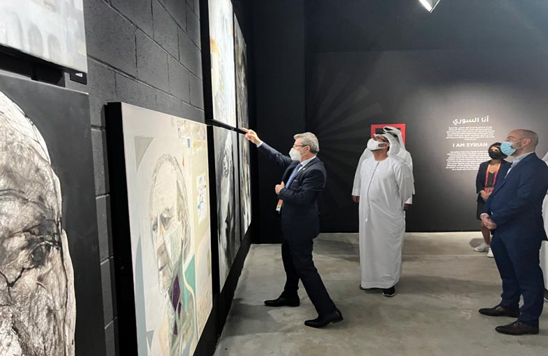 وزير التربية والتعليم يزور الجناح السوري في إكسبو 2020 دبي