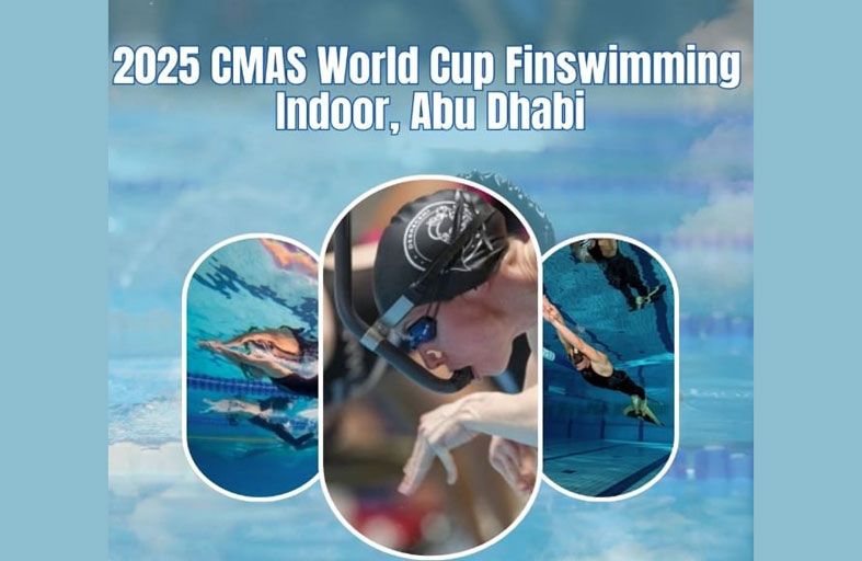 15 دولة تشارك في بطولة كأس العالم للسباحة بالزعانف بأبوظبي