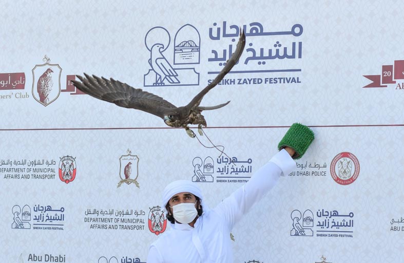 انطلاق مسابقة مهرجان الشيخ زايد للصيد بالصقور الخميس المقبل