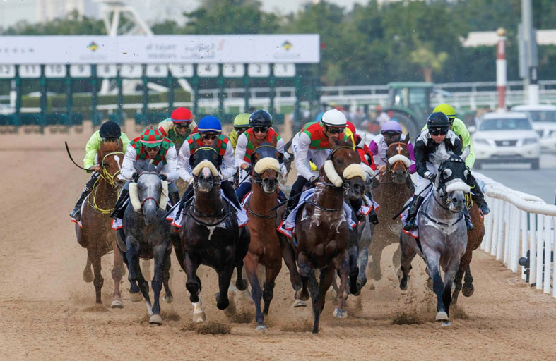 9 أشواط اليوم في الأمسية الرابعة لكرنفال سباقات دبي على مضمار ميدان