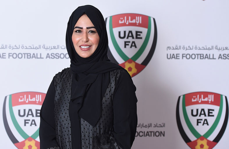 أمل بوشلاخ تمثل الإمارات في اجتماع اللجان النسائية الخليجية لكرة القدم