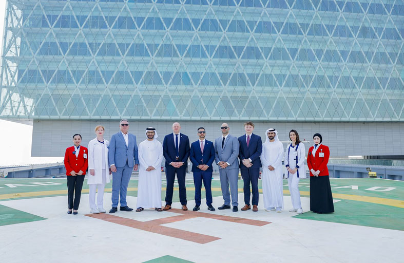 كليفلاند كلينك أبوظبي يطور أول مهبط هجين للطائرات العمودية الكهربائية