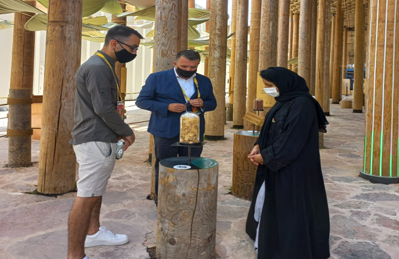 ميثاء الشامسي تزور الجناح السويدي في إكسبو 2020