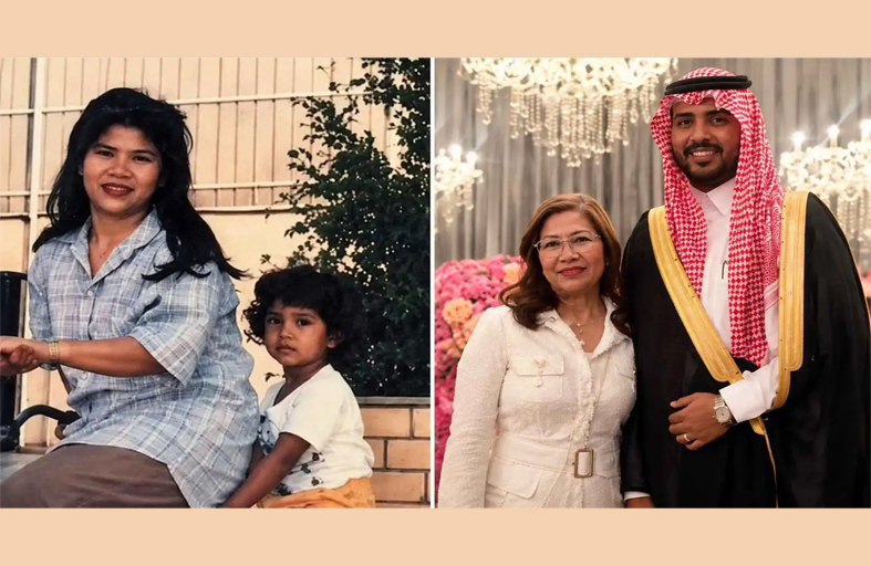 ربّته رضيعاً وعادت لتراه عريساً
