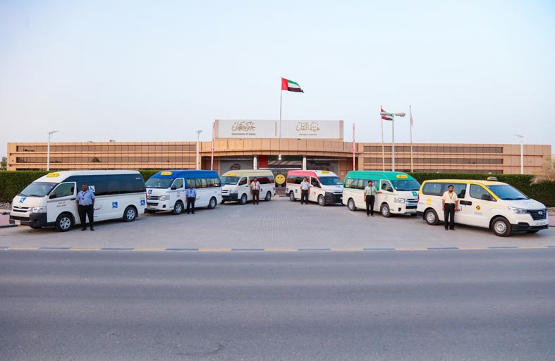 هيئة النقل في عجمان توفر مركبات متطورة لنقل أصحاب الهمم