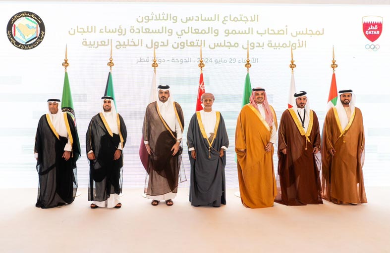 راشد بن حميد يترأس وفد الإمارات باجتماعات اللجان الأولمبية الخليجية بالدوحة